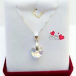 Colgante Xilion Heart Aurora boreal 10 mm.