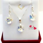 Conjunto Xilion heart Aurora boreal  10 mm.