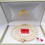 Collar Perlas Mallorca Broche perla. Largo 70 cm.