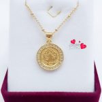 Medalla San Benito baño de oro