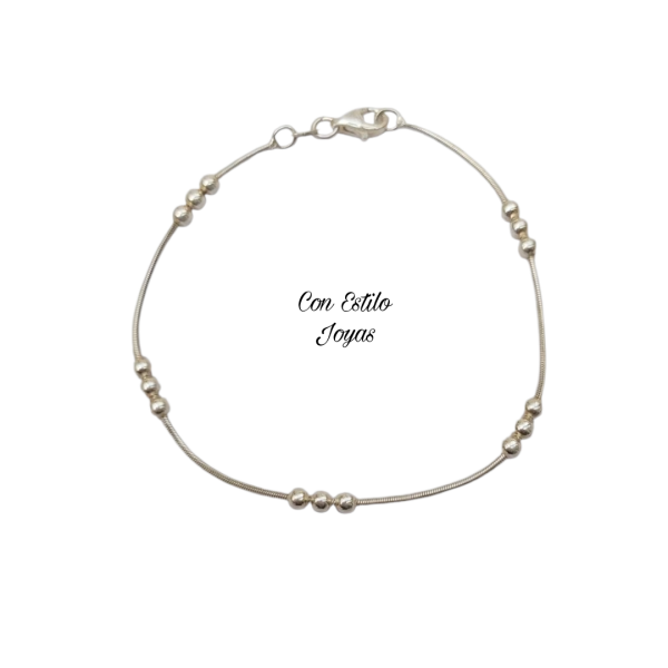 Pulsera veneciana bolitas