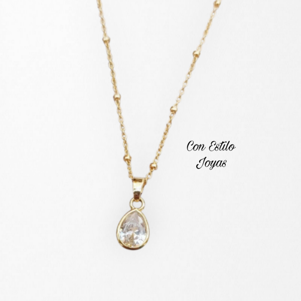Collar punto de luz gota