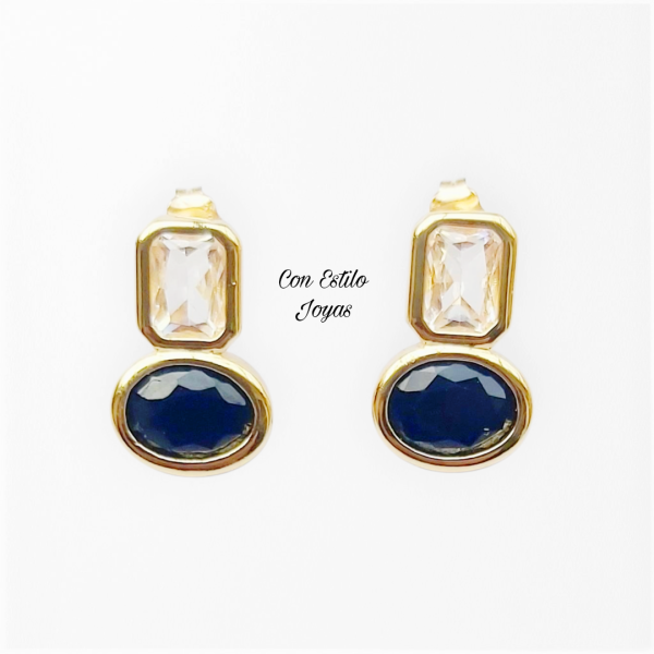 Aros negros cristal