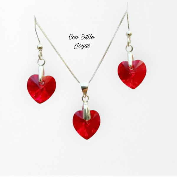 Conjunto Xilion heart Light siam 10 mm.