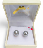 Aros perlas Mallorca grises