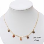 Collar monedas Goldfilled