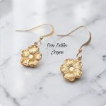 Aros flor Goldfilled