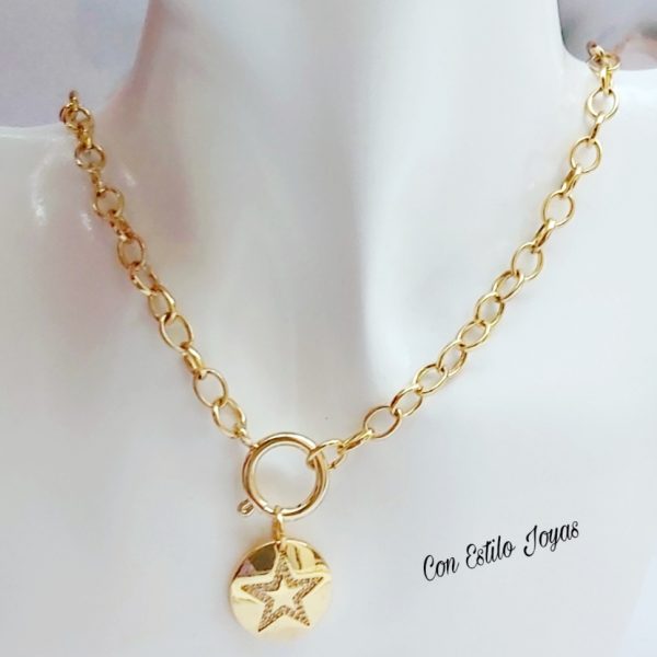 Collar estrella circones