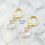 Aros xilion heart huggies Aurora boreal