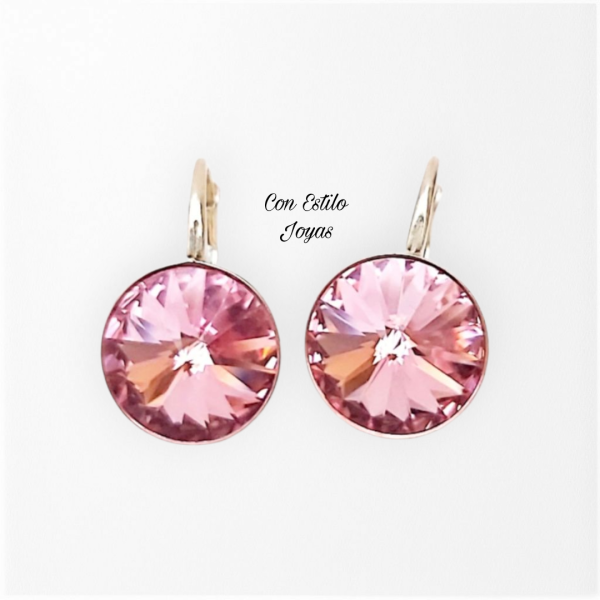 Aros cristal rivoli Light rose