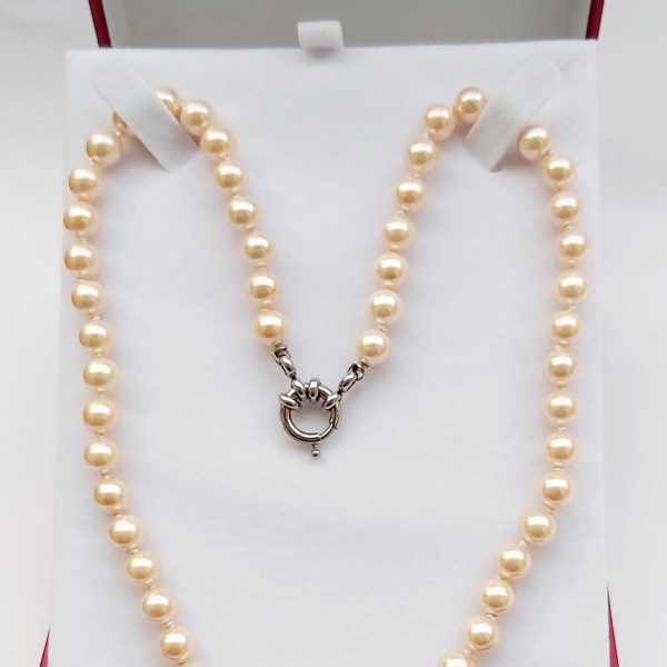Collar perlas de Mallorca 7 mm.