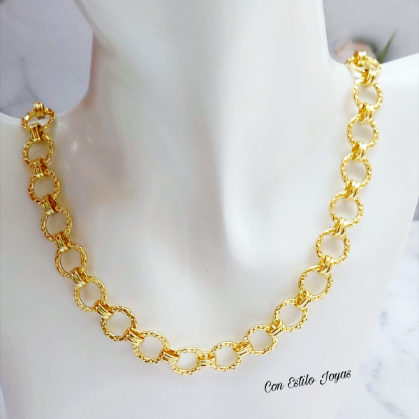 Collar argollas