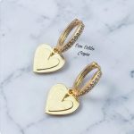 Aros corazón argolla