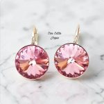 Aros cristal rivoli Light Rose - Imagen 2