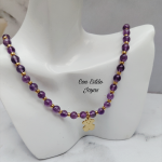 Collar amatista.