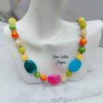 Collar Amelia multicolor.