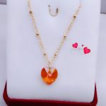 Collar Xilion Heart Astral pink 10 mm.